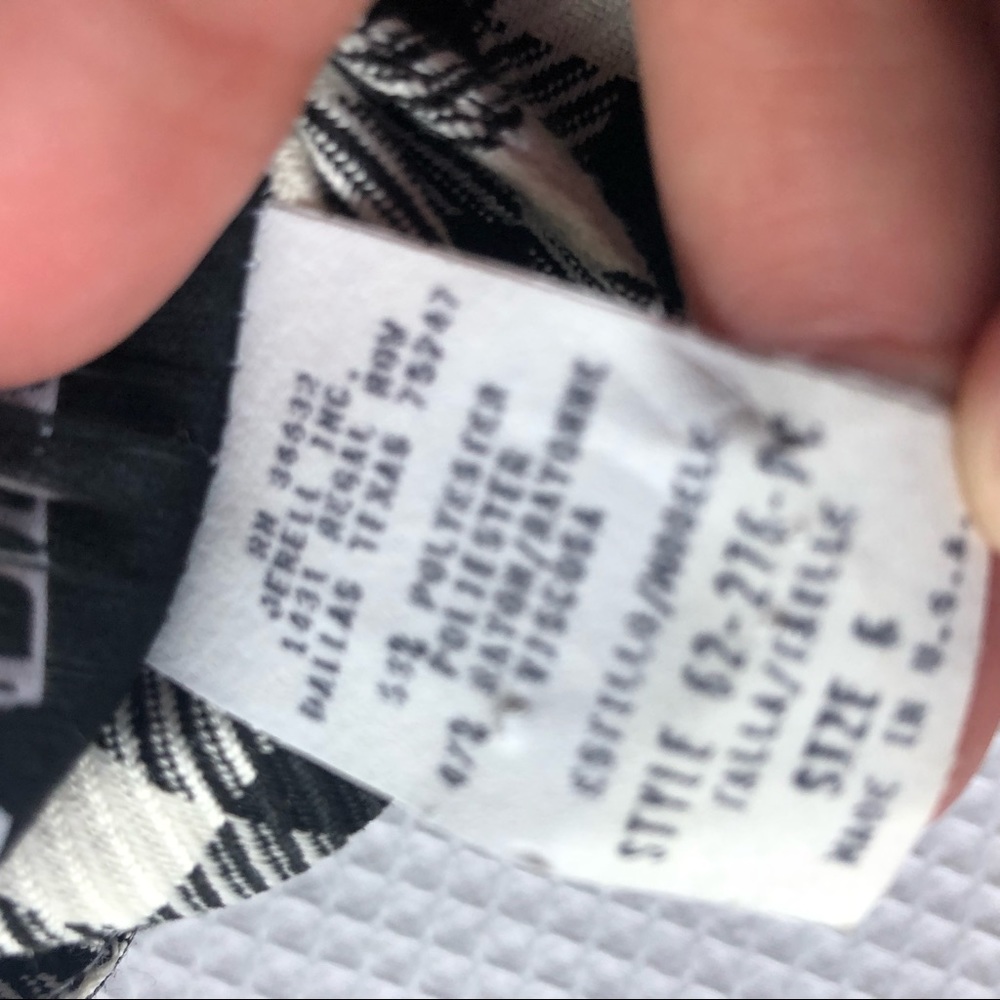 Vintage houndstooth button front dress - Picture 8 of 8